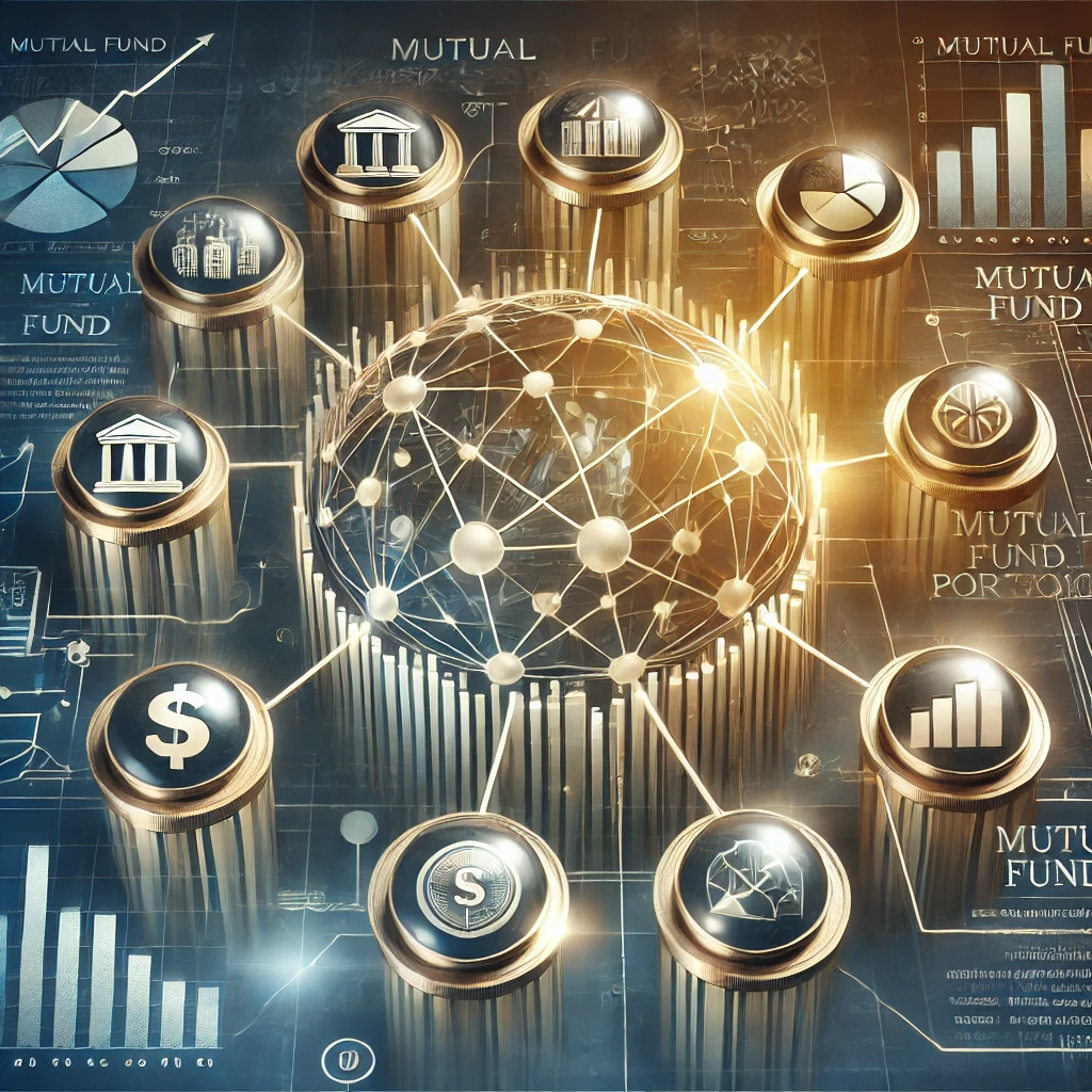 Image of a mutual fund portfolio visually representing diversification